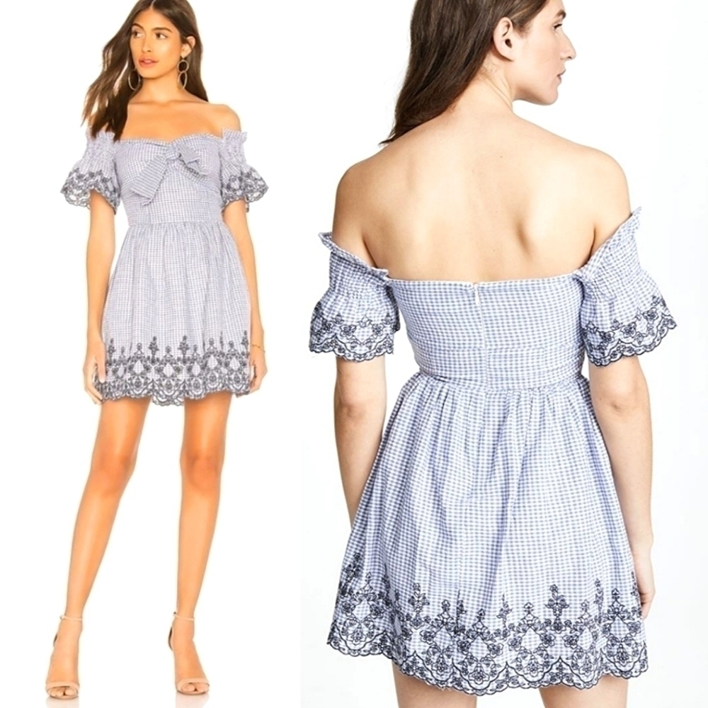 J.O.A. Gingham Mini Dress